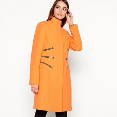 Orange Dress Coat